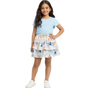 Mini Boden, Harry Potter Woodland Tiered Skirt 9-10